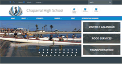 Desktop Screenshot of chaparral.guhsd.net