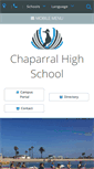 Mobile Screenshot of chaparral.guhsd.net