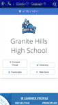 Mobile Screenshot of granite.guhsd.net